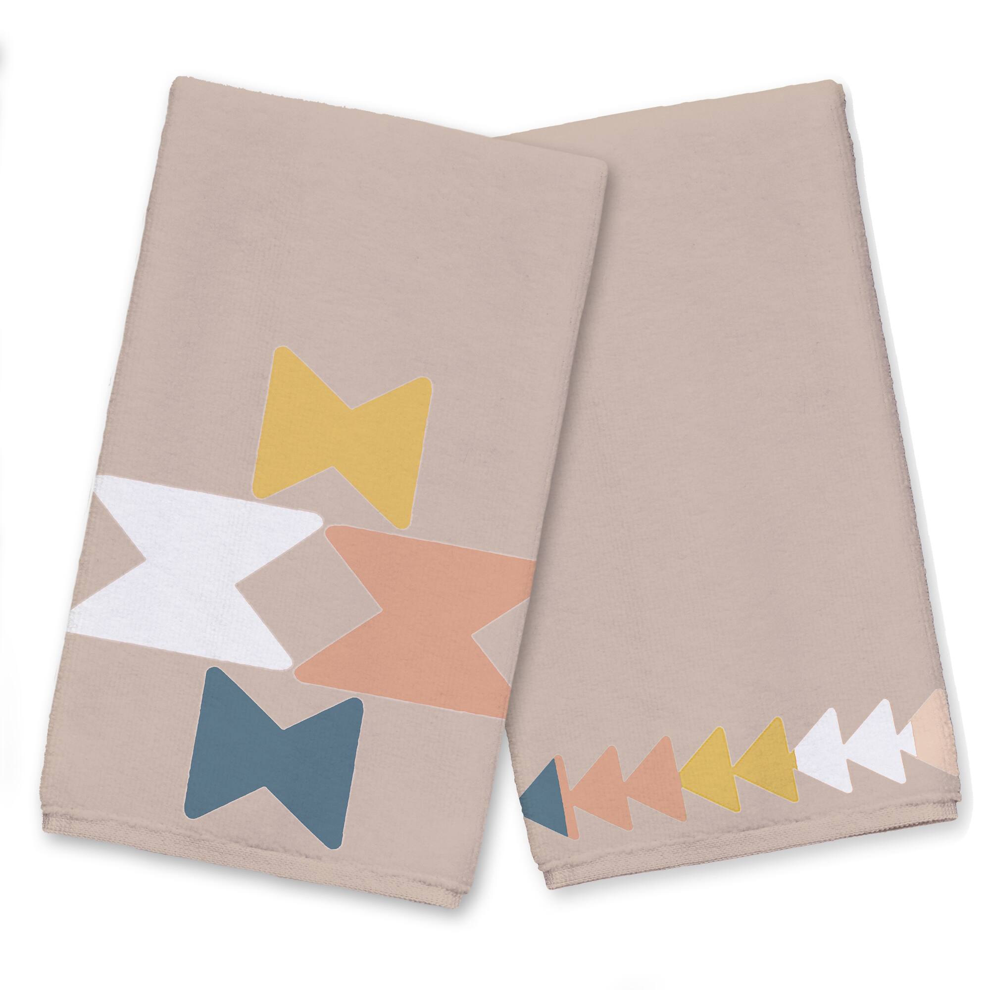 Tribal Center Star 16" x 25" Tea Towel Set of 2